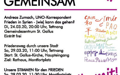 Frieden geht nur gemeinsam
